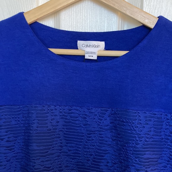BNWT Calvin Klein cobalt blue top - Picture 4 of 6